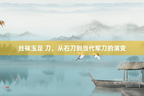 丝袜玉足 刀,从石刀到当代军刀的演变