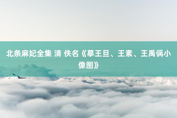 北条麻妃全集 清 佚名《摹王旦、王素、王禹偁小像图》